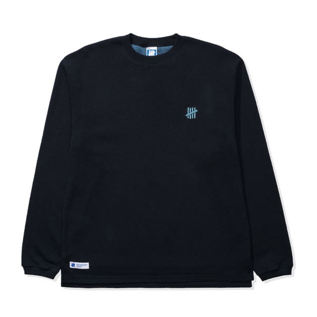 BEETLE UNDEFEATED L/S THERMAL TEE 深藍 NAVY 柵欄 美版 長袖 衛衣 UNDFTD