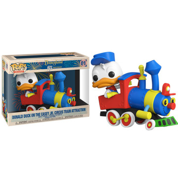 BEETLE FUNKO POP 唐老鴨 DONALD DUCK 迪士尼樂園 小凱西馬戲團火車 65週年紀念 火車頭