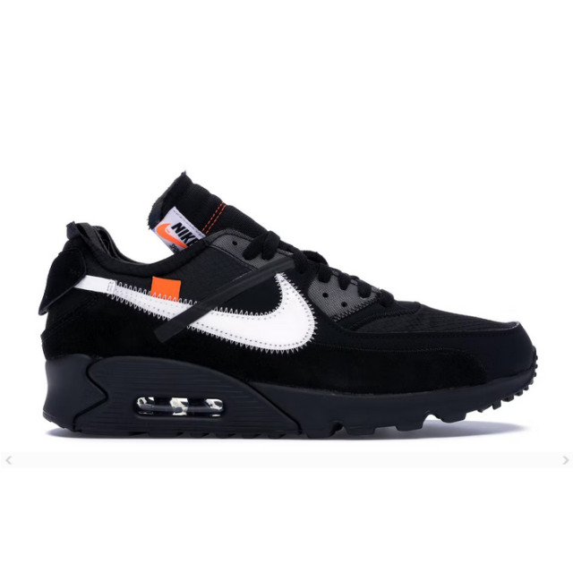 BEETLE NIKE OFF WHITE AIR MAX 90 2.0 THE10 黑白 AA7293-001