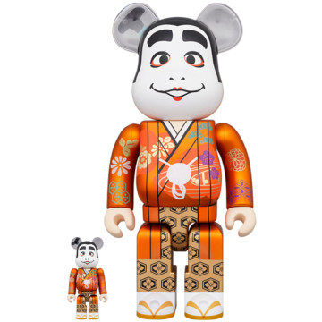 BEETLE BE@RBRICK 志村大爆笑 志村健 バカ殿様 志村けんの大爆笑展 庫柏力克熊 100% 400%