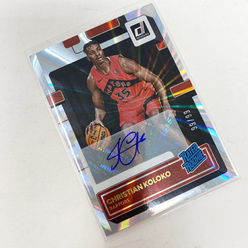 BEETLE 2022-23 PANINI 多倫多暴龍 KOLOKO 親筆簽名 AUTO 限量 籃球卡 全球99張