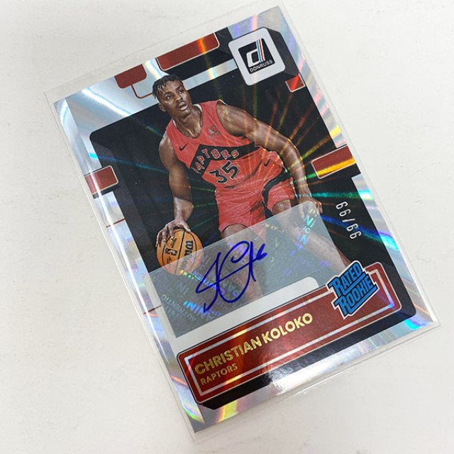 BEETLE 2022-23 PANINI 多倫多暴龍 KOLOKO 親筆簽名 AUTO 限量 籃球卡 全球99張