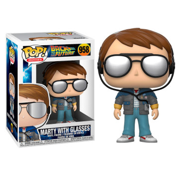 BEETLE FUNKO POP 回到未來 BACK TO THE FUTURE 馬蒂·麥佛萊 MARTY 灰色眼鏡
