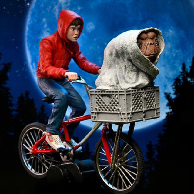 BEETLE NECA ELLIOT E.T. 騎腳踏車 THE EXTRA-TERRESTRIAL 外星人 公仔 7吋
