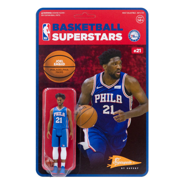 BEETLE SUPER7 喬爾·恩比德 NBA JOEL EMBIID 76ERS 費城76人 REACTION 公仔