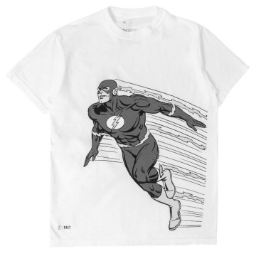 BEETLE BAIT 閃電俠 THE FLASH MEN TEE SPEED FORCE 聯名 短T TEE 白色