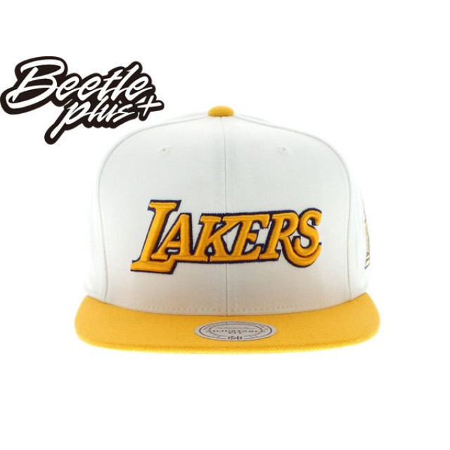 BEETLE MITCHELL&NESS NBA 湖人 LAKERS KOBE JAMES SNAPBACK 棒球帽