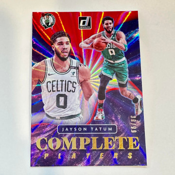 2021-22 PANINI DONRUSS COMPLETE LASER HOLO JAYSON TATUM 99張