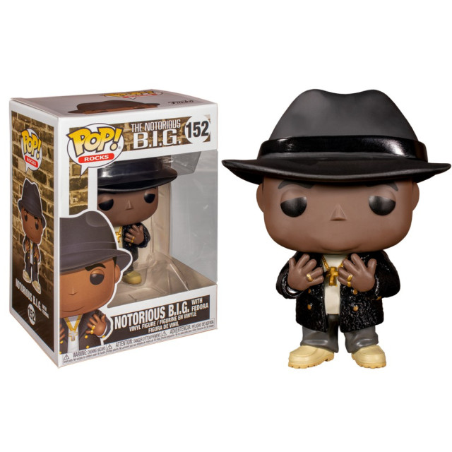 BEETLE FUNKO POP NOTORIOUS B.I.G. BIGGIE 大個子 聲名狼藉先生 FEDORA