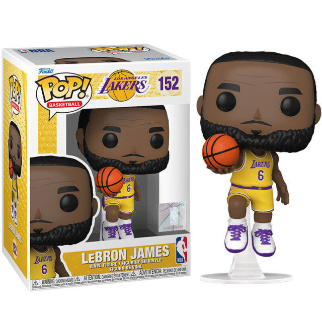 BEETLE FUNKO POP NBA LEBRON JAMES 詹姆斯 6 JERSEY 黃球衣 LAKERS湖人隊