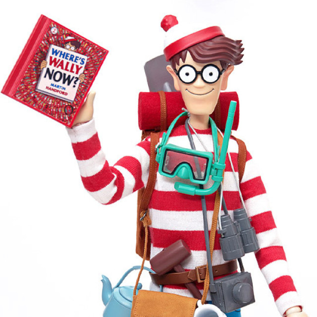 BEETLE BLITZWAY 威力在哪裡 威利 WHERE'S WALDO MEGAHERO 1/6 35公分 公仔