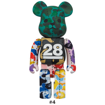 BEETLE BE@RBRICK BAPE CAMO 28TH 迷彩 A BATHING APE 庫伯力克熊 1000%
