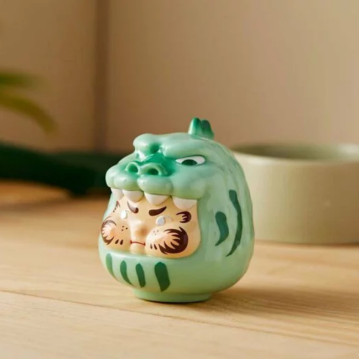 BEETLE POPMART PP X MONSTER 守護達摩盲盒 確認款 達磨 哥吉拉 綠色 公仔 盒玩