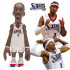 BEETLE MINDSTYLE ALLEN IVERSON 艾佛森 費城76人 76ERS NBA 公仔 白色 球衣