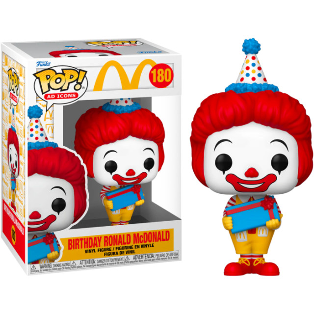 盒損 BEETLE FUNKO POP 麥當勞 生日 RONALD MCDONALD BIRTHDAY ICONS