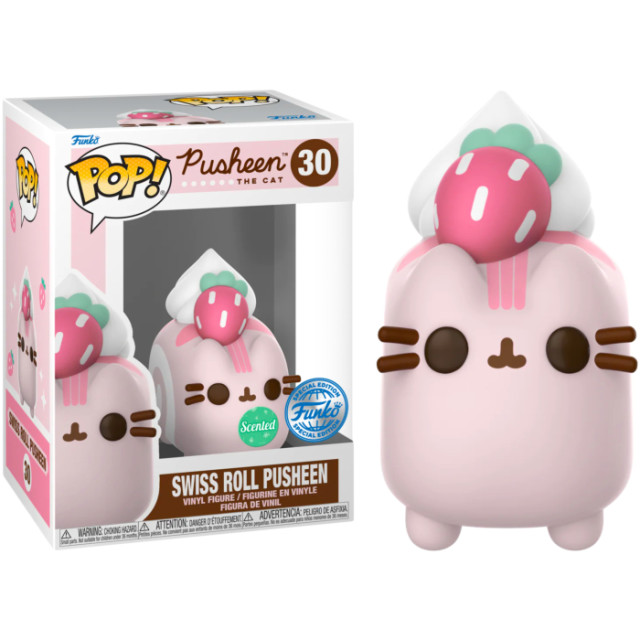 盒損 BEETLE FUNKO POP 胖吉貓 胖吉喵 PUSHEEN 蛋糕捲 瑞士捲 草莓 有香味 限定 特殊款