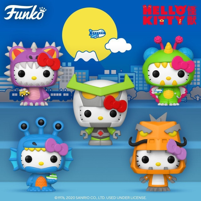BEETLE FUNKO POP SANRIO HELLO KITTY 三麗鷗 凱蒂貓 怪獸系列 KAIJU 哥吉拉