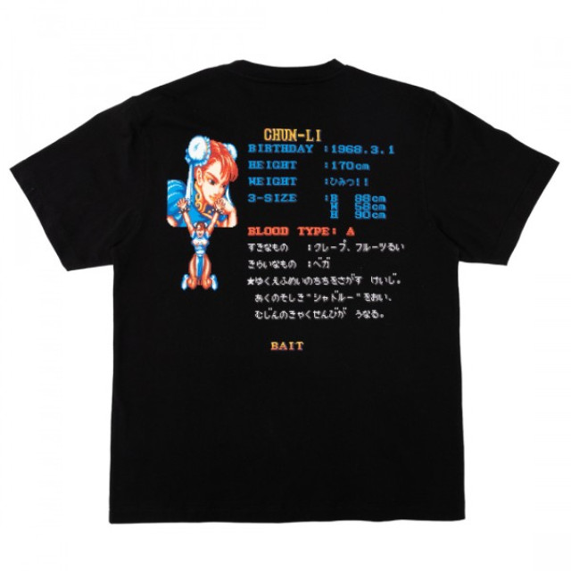 BEETLE BAIT 快打旋風 春麗 STREET FIGHTER 短袖 TEE CHUN LI CHUN-LI 黑色