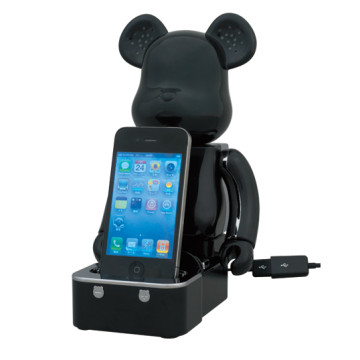 BEETLE BE@RBRICK 庫伯力克熊 音響 揚聲器 喇叭 SPEAKER SYSTEM 黑色 iPhone專用
