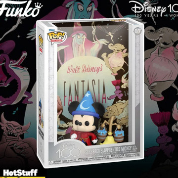 BEETLE FUNKO POP 米奇 MICKEY 迪士尼100週年 幻想曲 魔法米奇 掃帚 大型電影海報款