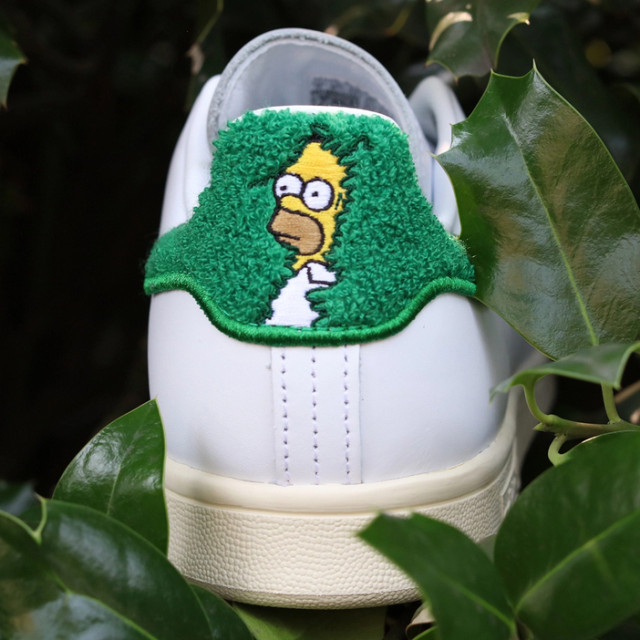 BEETLE ADIDAS 辛普森家族 荷馬 SIMPSON HOMER STAN SMITH 絨毛 草叢 IE7564