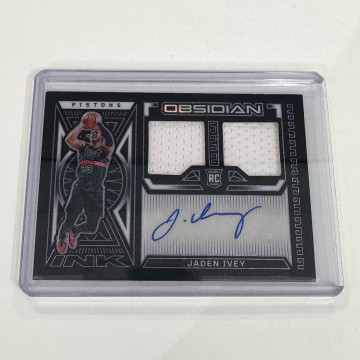 22-23 PANINI NBA OBSIDIAN JADEN IVEY AUTO RPA 球衣簽名卡 黑曜石系列 RC
