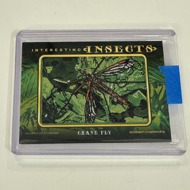 古德溫 冠軍系列 UPPER DECK GOODWIN CHAMPIONS 昆蟲刺繡卡 GRANE FLY 大蚊