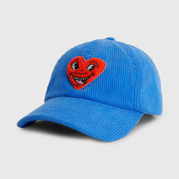 BEETLE TOMMY HILFIGER KEITH HARING 燈芯絨 棒球帽 藍色 凱斯哈林 可調式 男女款