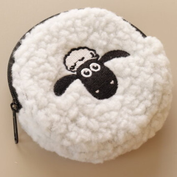 BEETLE 笑笑羊 日本 正版 迷你 零錢包 耳機袋 小錢包 絨毛 AIRPODS SHAUN THE SHEEP