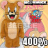 BEETLE BE@RBRICK JERRY TOM 傑利鼠 湯姆貓 COSTUME VER. 庫柏力克熊 400%