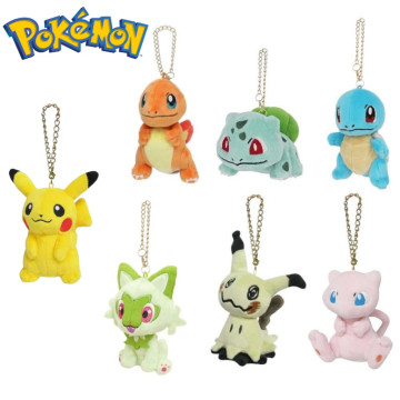 BEETLE 寶可夢 絨布玩偶 吊飾 皮卡丘 小火龍 傑尼龜 妙蛙種子 新葉喵 夢幻 謎擬Q 鑰匙圈 掛飾 娃娃