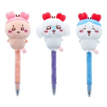 BEETLE 日本正版 CHIIKAWA 吉伊卡哇 蓬鬆吉祥物球筆 小八貓 古本屋 小螃蟹 小桃 飛鼠 原子筆