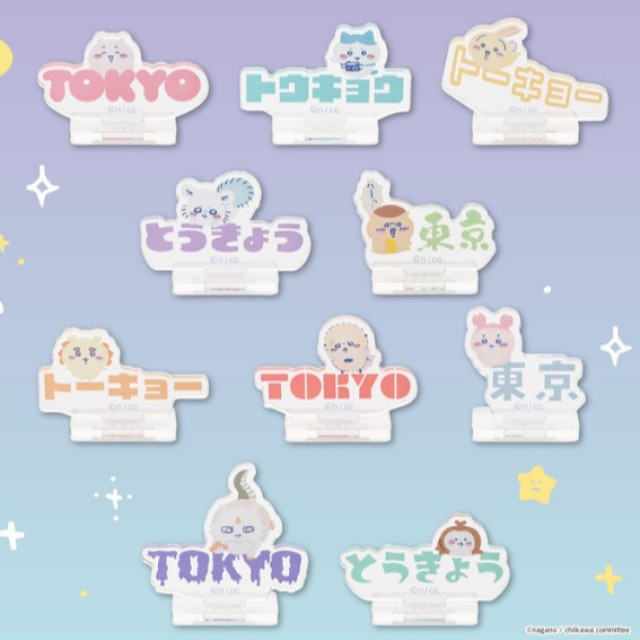 BEETLE 日本東京 開幕期間限定 吉伊卡哇 透明小立牌 烏薩奇 海獺 小桃 古本屋 風獅爺 栗子 CHIIKAWA