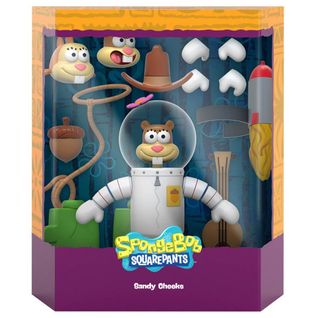 BEETLE SUPER7 海綿寶寶 珊迪 松鼠 SANDY CHEEKS SPONGEBOB 盒裝玩具