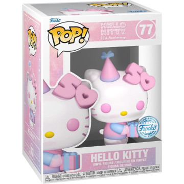 BEETLE FUNKO POP HELLO KITTY 凱蒂貓 拿禮物 三麗鷗 50TH 限定 50週年