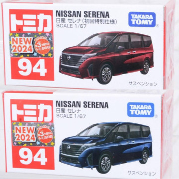 BEETLE TOMICA NISSAN SERENA 日產 一般 初回 合金 小汽車 多美卡 新車貼 NO.94