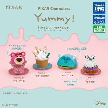 單售 確認款 BEETLE PIXAR YUMMY 迪士尼 皮克斯 甜點系列 熊抱哥 刨冰 草莓熊 美味甜點 轉蛋 扭蛋