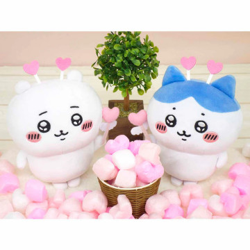 BEETLE 日本正版 CHIIKAWA 吉伊卡哇 絨毛 娃娃 小八貓 HEART 愛心 愛心頭 愛心魔法棒