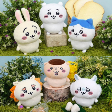 BEETLE 日本正版 CHIIKAWA 吉伊卡哇 絨毛 娃娃 小八貓 烏薩奇 小桃 栗子 風獅爺 古本屋