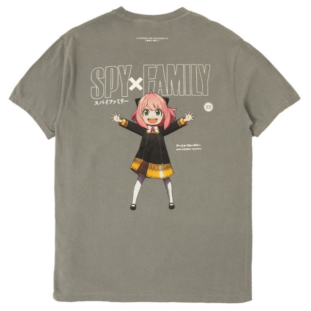 BEETLE BAIT X SPY X FAMILY 間諜家家酒 安妮亞 ANYA 短T 短袖 短TEE 聯名 灰色