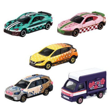 BEETLE 日版 TOMICA 鬼滅之刃 炭治郎 禰豆子 我妻善逸 嘴平伊之助 香奈乎 多美卡 小汽車 小車 整套販售