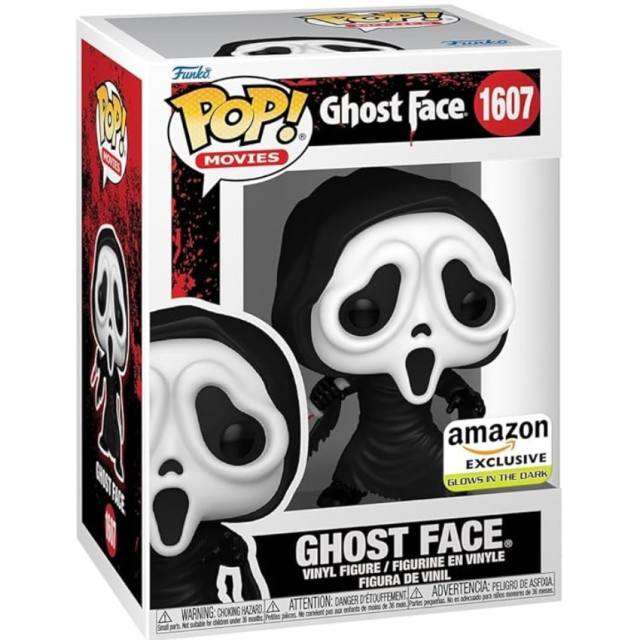 BEETLE FUNKO POP 驚聲尖叫 GHOST FACE 鬼臉 鬼面殺手 電影系列 夜光版 亞馬遜限定