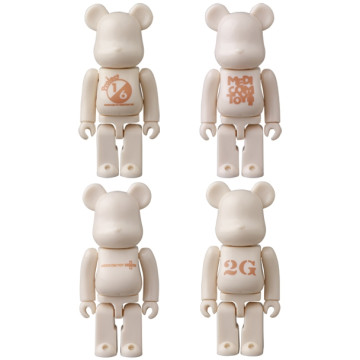 BEETLE BE@RBRICK 47代 MEDICOM TOY 非賣品 限定 米白 庫柏力克熊 2G 1/6 100%