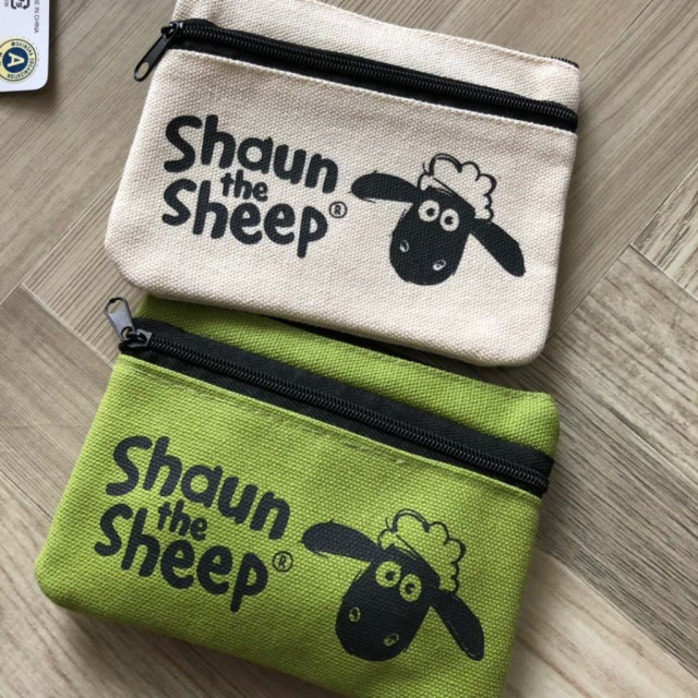 BEETLE 笑笑羊 日本 正版 迷你 零錢包 耳機袋 小錢包 零錢包 帆布 SHAUN THE SHEEP