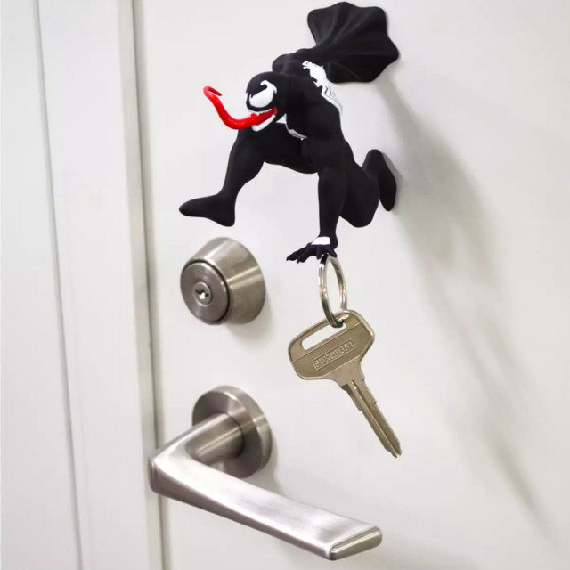 BEETLE MARVEL 猛毒 鑰匙掛 VENOM 毒液 磁吸式 鑰匙收納掛勾 漫威 日本 正版