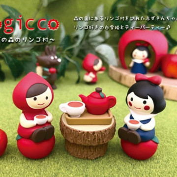 BEETLE DECOLE OTOGICCO 小紅帽 白雪公主 大野狼 蘋果 茶會 公仔 擺飾 小擺設 日本正版