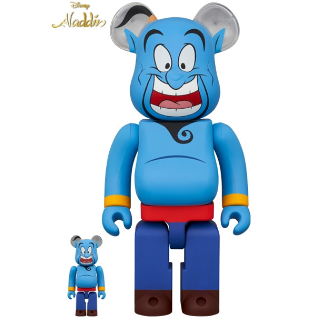 BEETLE BE@RBRICK 神燈精靈 GENIE 迪士尼 阿拉丁 庫柏力克熊 DISNEY 100 400%