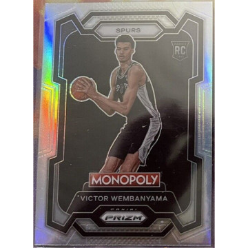 PANINI NBA 馬刺 斑馬 VICTOR WEMBANYAMA RC MONOPOLY PRIZM 2023-24