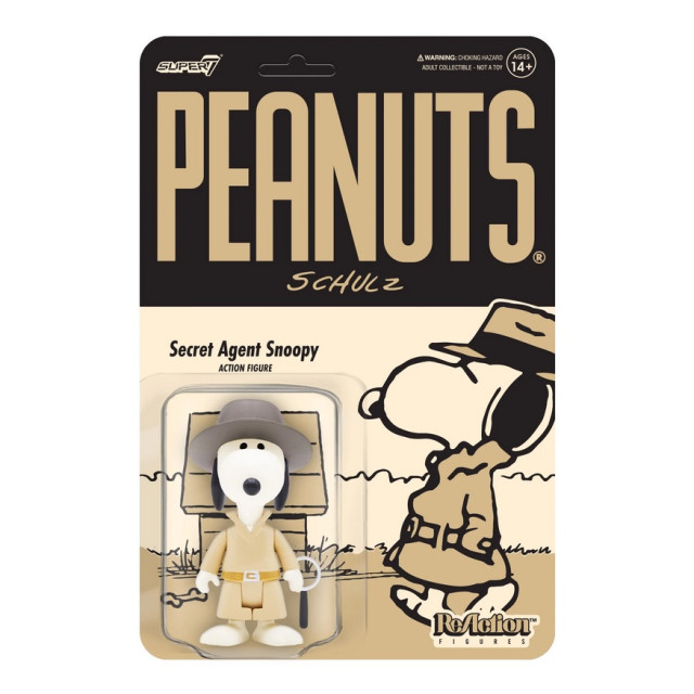 BEETLE SUPER7 SNOOPY SECRET AGENT 史努比 探員 大衣 REACTION 公仔 吊卡