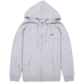 半價 BEETLE OBEY BAR LOGO ZIP HOOD 灰色 長袖 連帽 外套 小LOGO